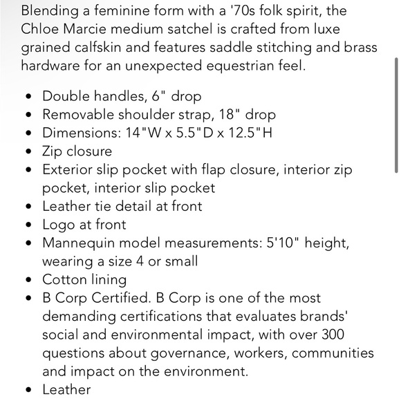 Chloe Medium Marcie Elephant Gray - Picture 10 of 10